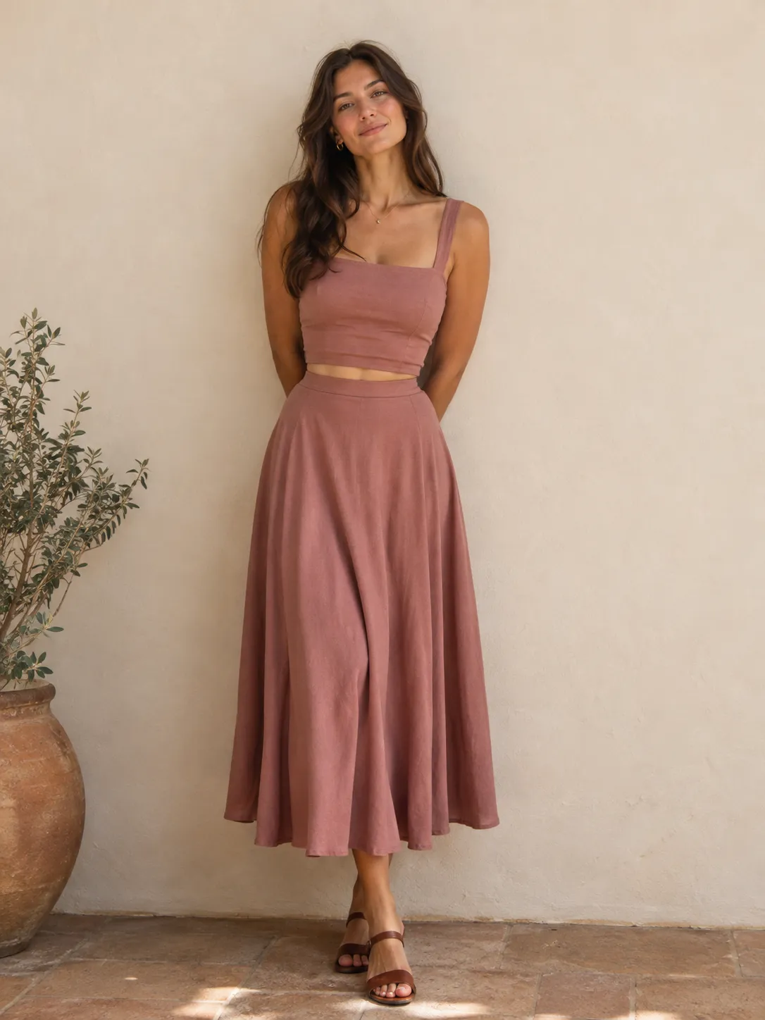 Conjunto de falda y top